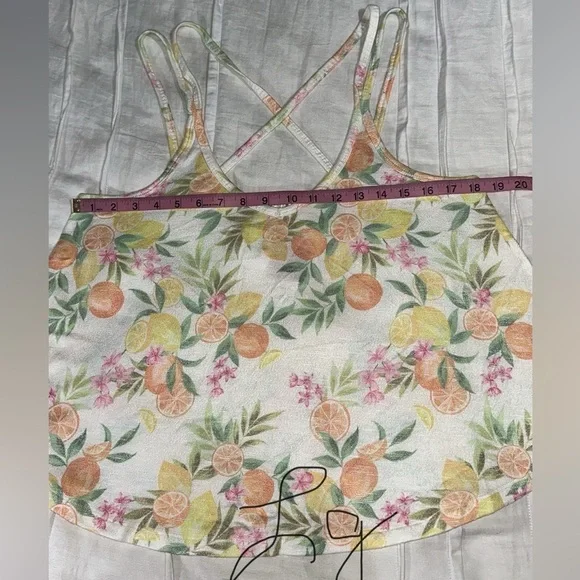 Z Supply In The Swing White Citrus Strappy Tank Top NWT - Picture 14 of 16